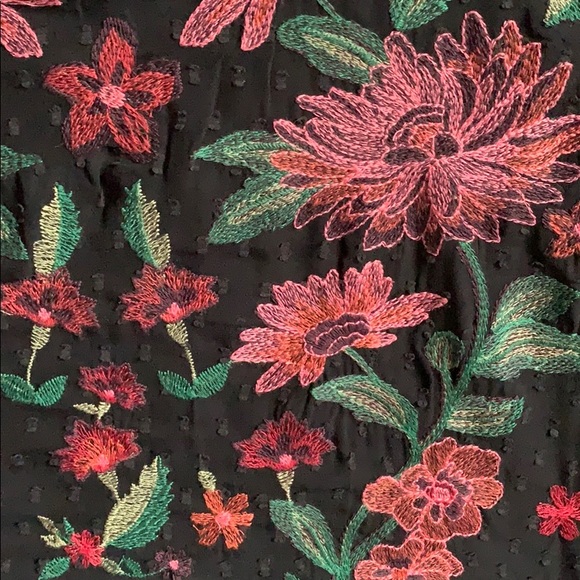 Floral Mesh Blouse - Picture 3 of 6